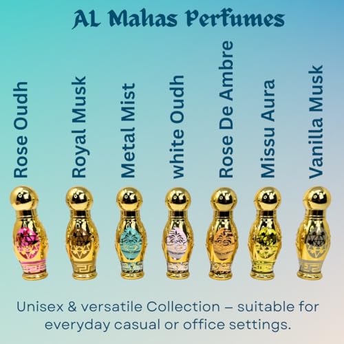 Missu Aura Perfume Body Oil Roll-On 10ml Long-Lasting Citrus & Amber Scent