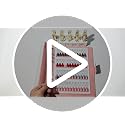 Magnetic Nail Color Display Page - White 48-Tip Swatch Refill Sheet