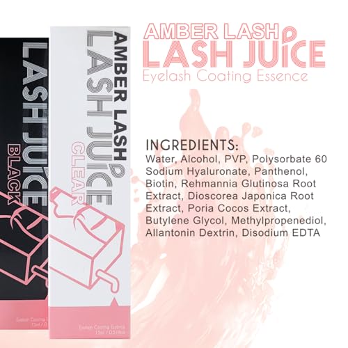 Amber Lash Lash Juice 3-in-1 Clear Lash Sealant & Nourishing Coating 15ml