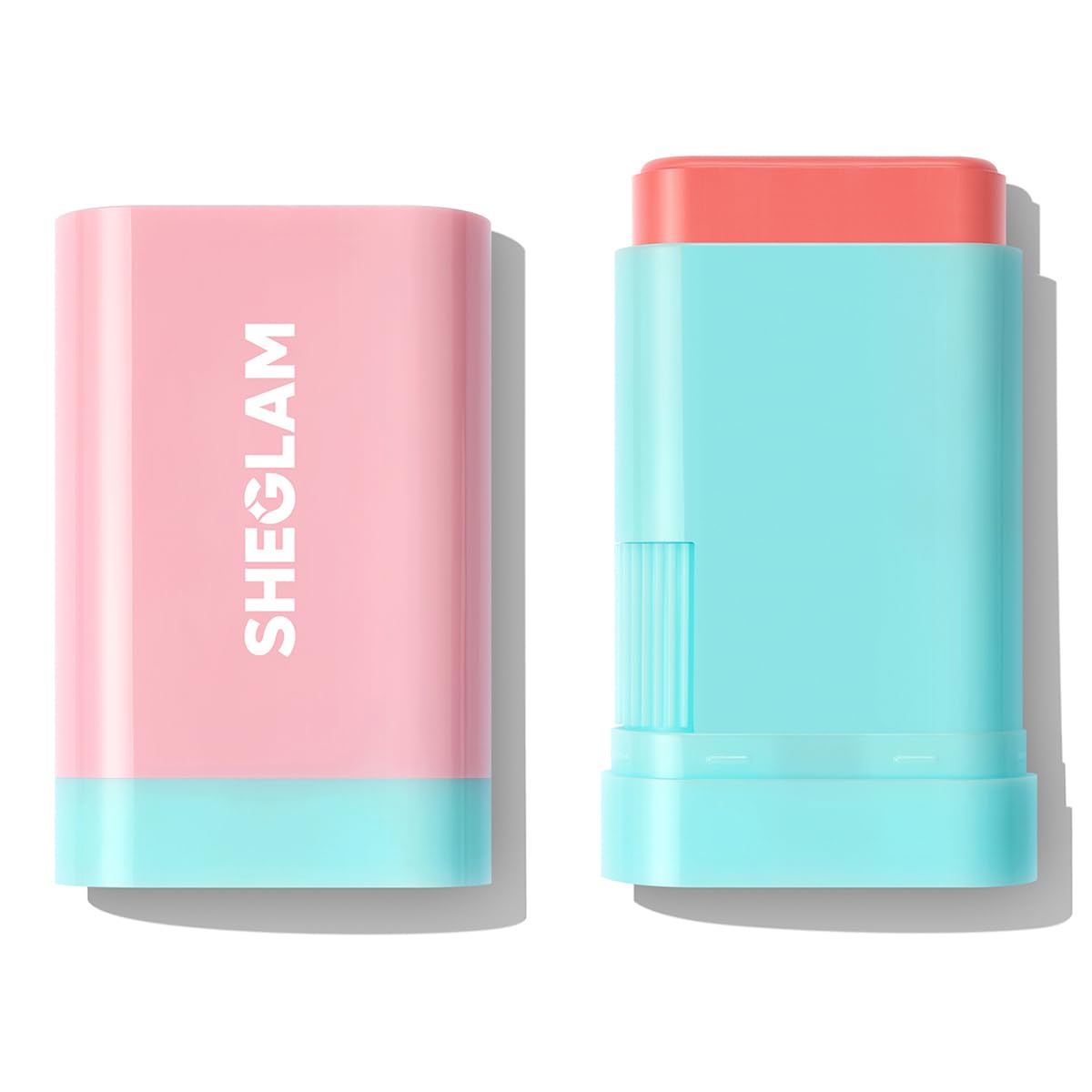 Glass Glow Blush Stick - Waterproof Cream Blush for Cheeks & Lips | Hydrating Tinted Moisturizer - Pink Lemonade