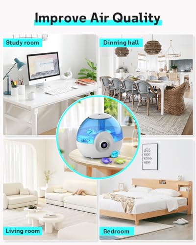 Humidifier Cleaning Fish - Purify Water, Prevent Hard Water Build-Up, 6 Pack