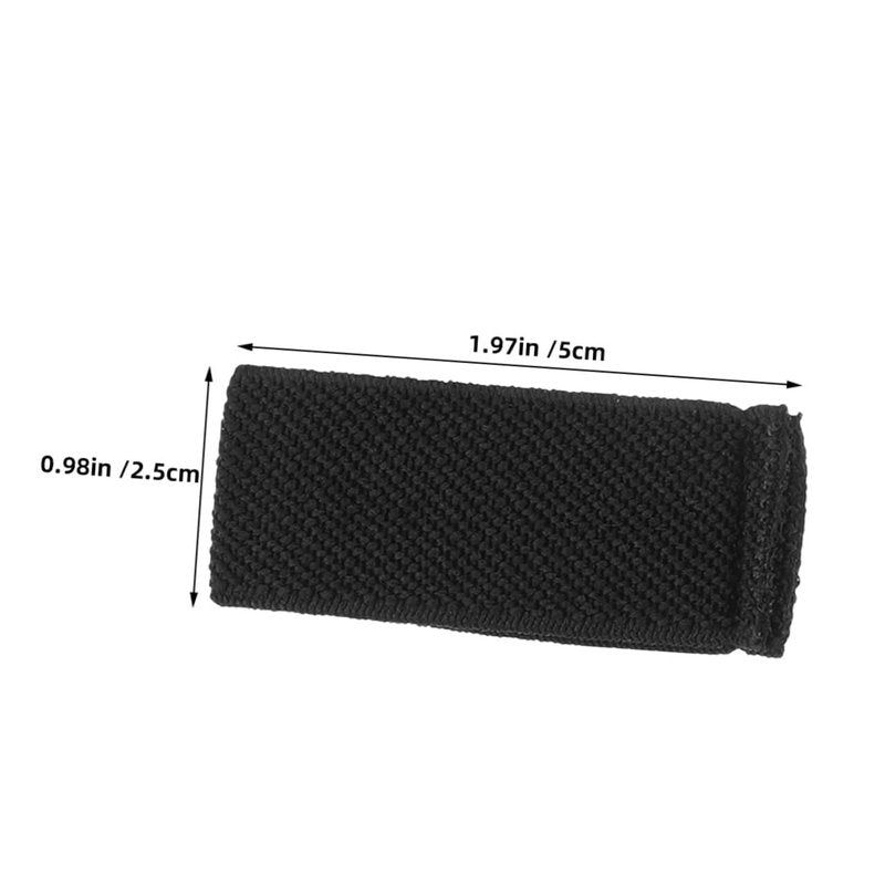POPETPOP 8Pcs Elastic Belt Keepers for Men Heavy Duty Belt Accessories Soft Strap Retainer Loop for Duty and Casual Belts