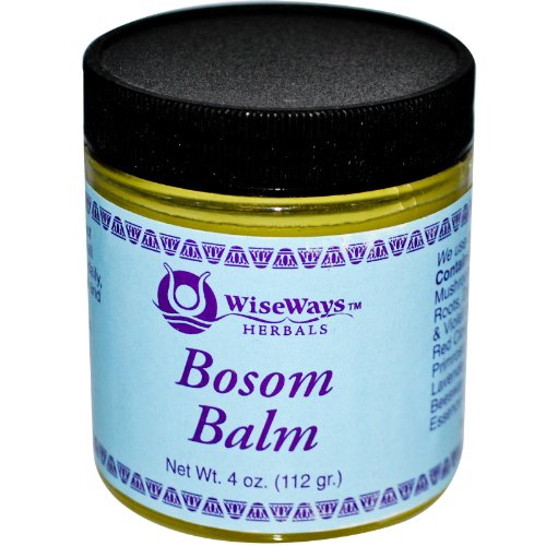 Wise Ways Herbals Bosom Balm - Breast Wellness Support, 4 Ounces