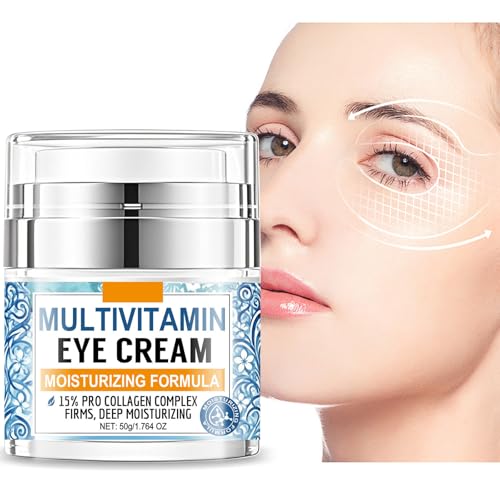 Collagen Complex Eye Cream - Hydrating Anti-Aging Treatment for Dark Circles & Puffiness, 1.764oz