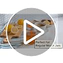 Honey Dipper Lid for Regular Mouth Mason Jars - No-Mess Design