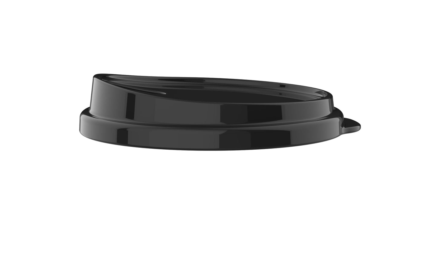 Lid for 12 oz. & 16 oz. Ribbed Cup, GET. Eco -Takeouts.