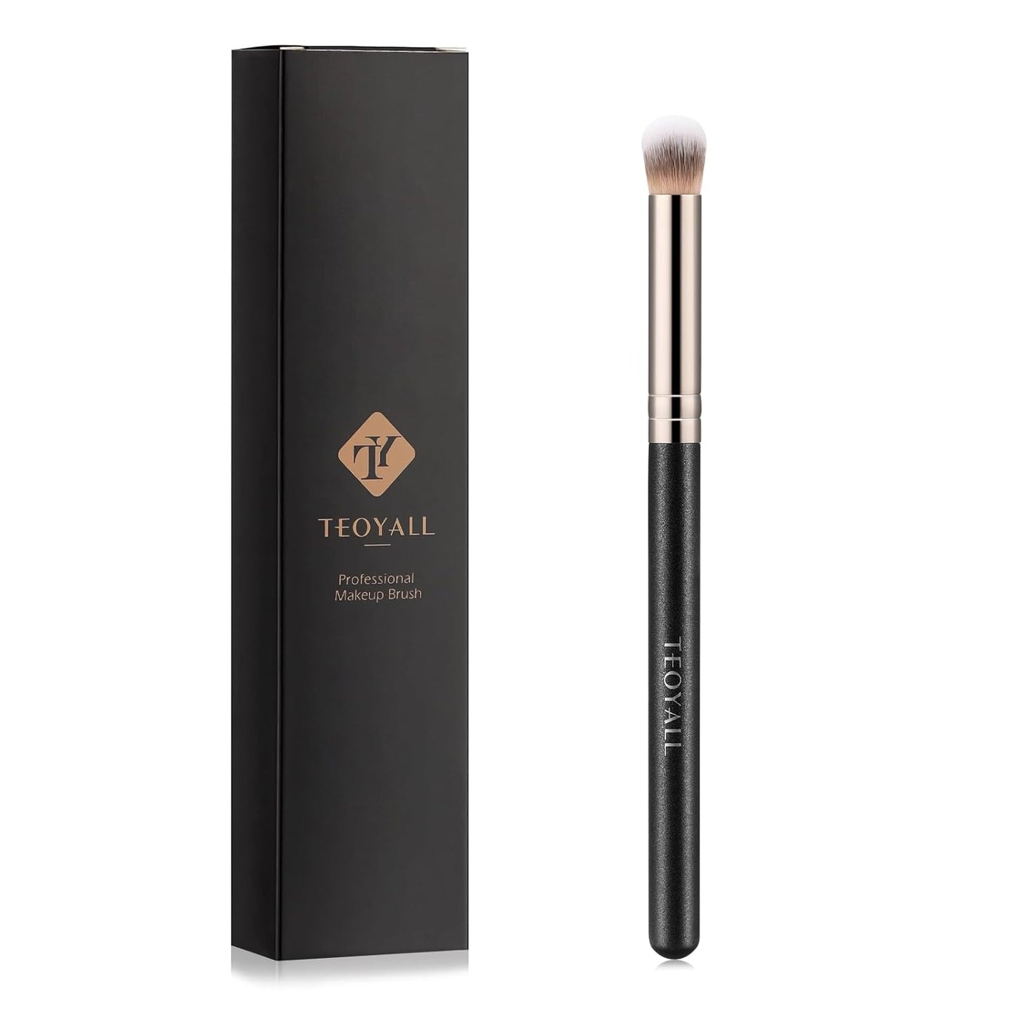 Flat Angled Eyeliner Brush - Soft Thin Slanted Synthetic Bristles for Precision Eyebrow Makeup | Ideal for Brow Powder & Gel
