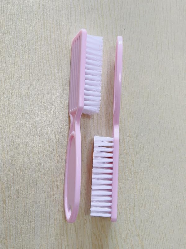 12-Pack Pink Nail Brushes with Grip Handle for Cleaning