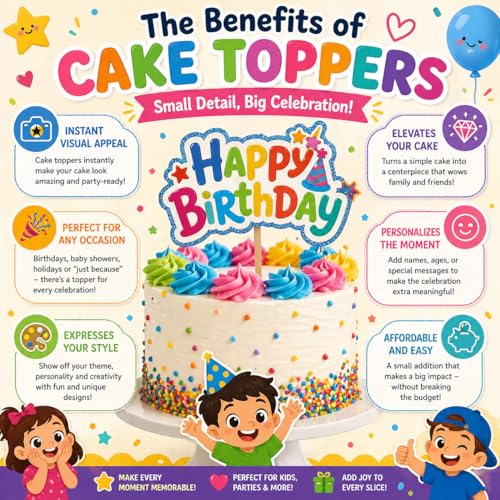 Puppy Patrol Birthday Cake Topper for Kids' Parties