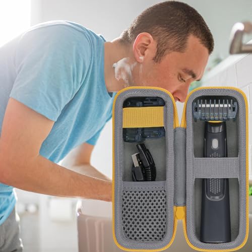 Aenllosi Hard Case for Microtouch Solo Titanium Razor - Black