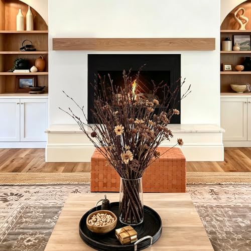 30 Natural Birch Branches - 17" Dried Twigs for Vases & Decor