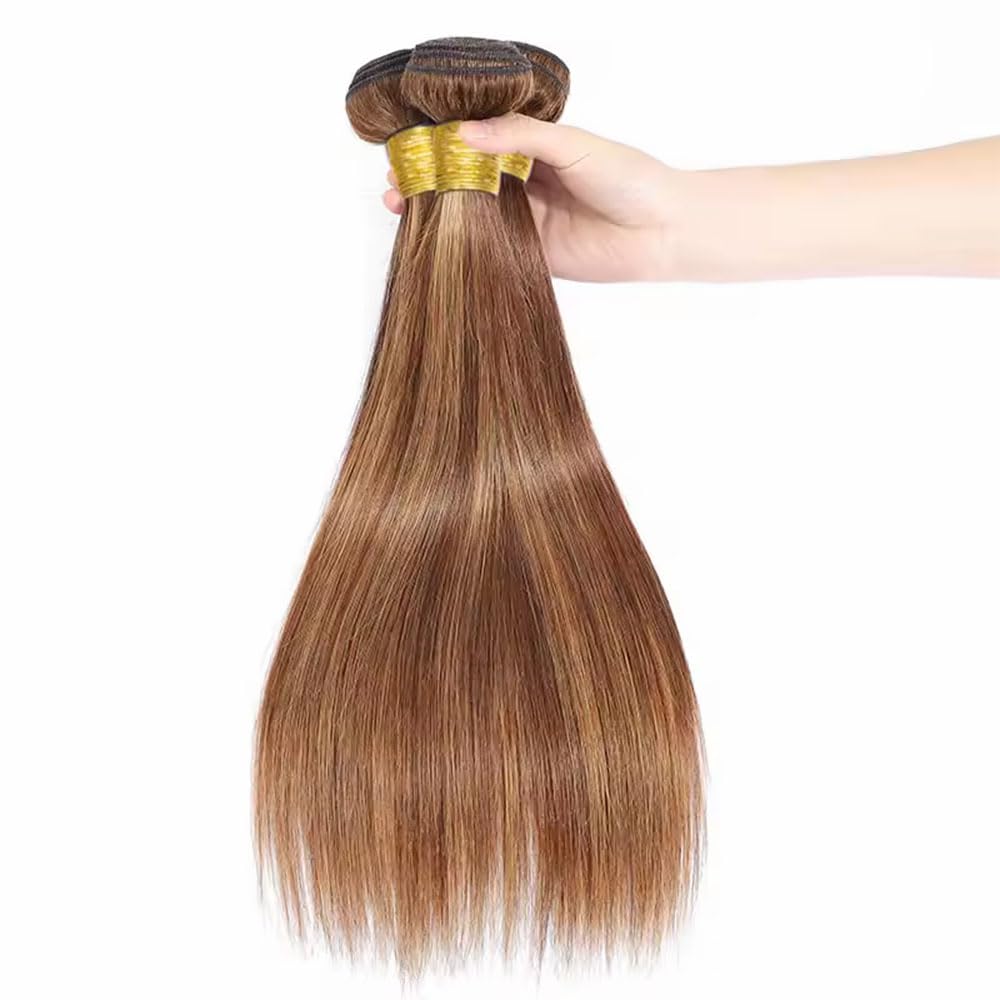 300g 28 30 32 Inch P427 Bundles Human Hair Honey Blonde Deep Wave Bundle P4/27 Loose Wave Bundle Human Hair Brazilian Unprocessed Virgin Hair 3 Bundles