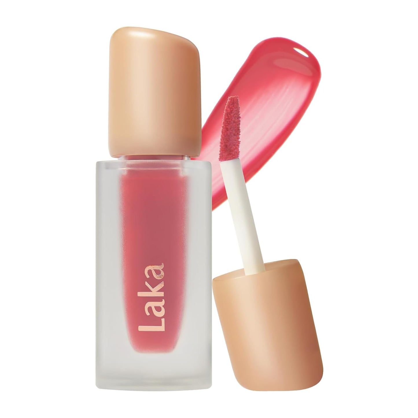 Fruity Glam Tint Lip Stain - Hydrating, Lightweight, Buildable Color | K-Beauty #101 Joyful, 4.5g/0.15oz