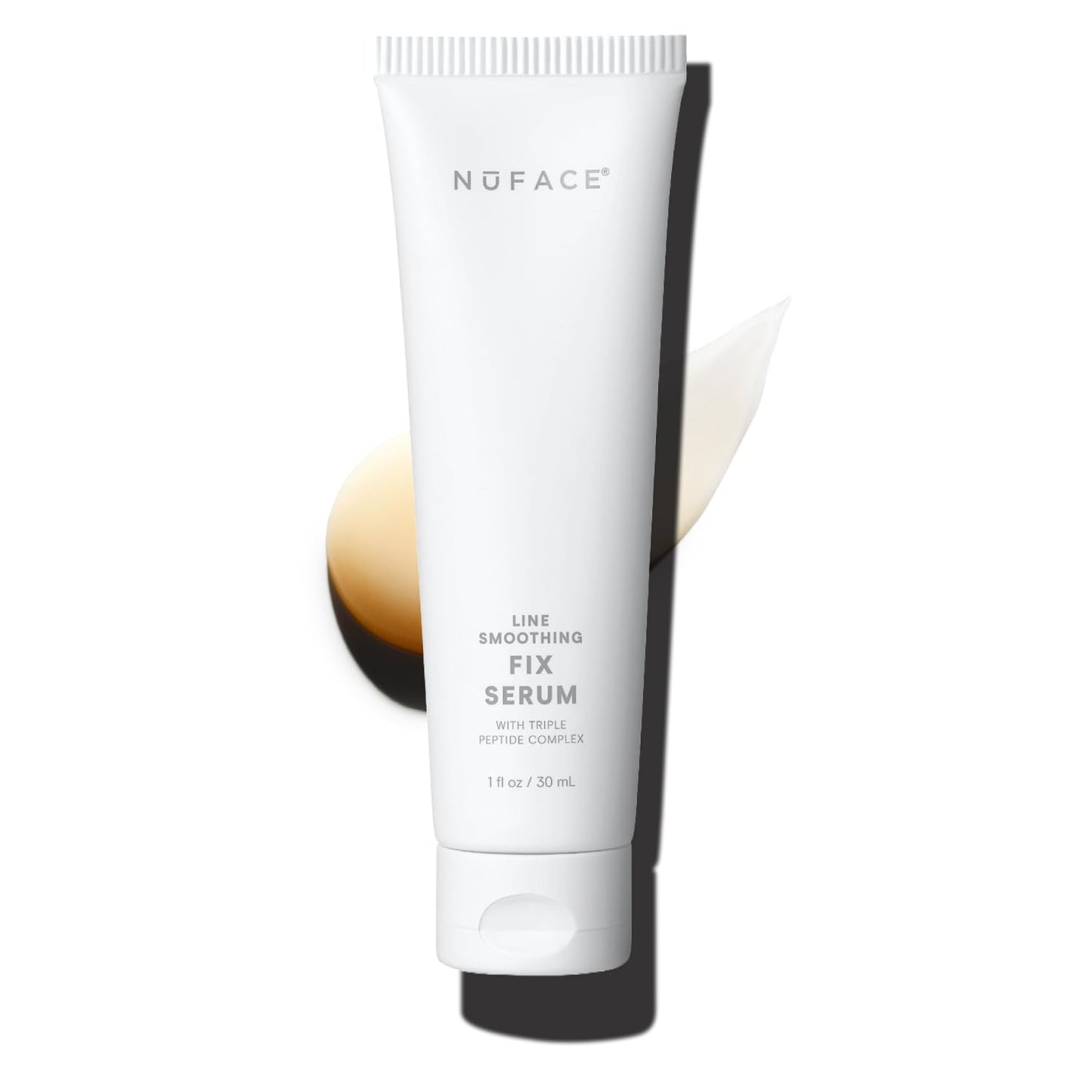 NuFACE FIX Serum - Line Smoothing Microcurrent Conductive Serum with Triple Peptide & Hyaluronic Acid | 0.5 oz