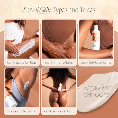 Exfoliating Glycolic Acid Body Scrub - Brighten Dark Spots 8 oz
