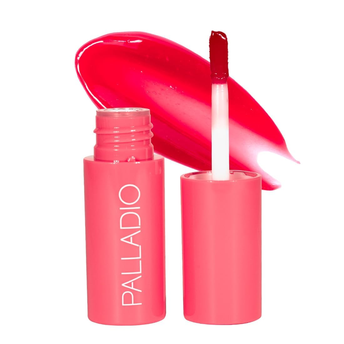 Palladio Jelly Tint - Vivid Color Liquid Stain for Cheeks & Lips | Lightweight, Non-Sticky, Cherry Rose
