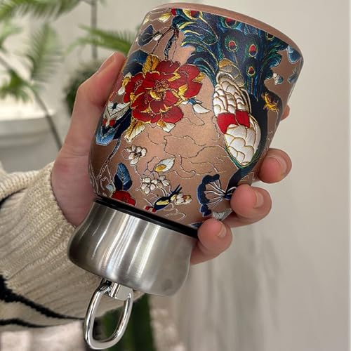 10 oz Mini Stainless Steel Thermal Water Bottle - Leakproof Travel Mug