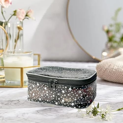 Holographic Makeup Bag - Waterproof Clear Cosmetic Pouch