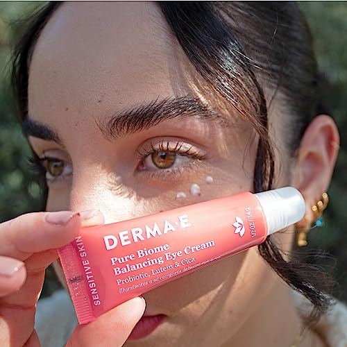 Derma E Biome Balancing Eye Cream for Dark Circles & Puffiness - 0.5 oz