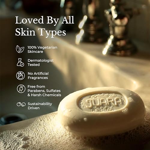 Juara Candlenut Moisturizing Bar Soap with Shea Butter & Moringa Oil