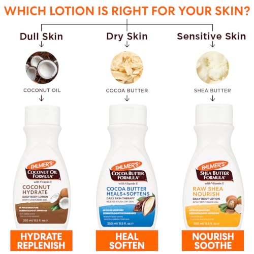 Palmer's Body Lotion Variety Pack - 48-Hour Moisturization, 8.5 oz (Pack of 3)