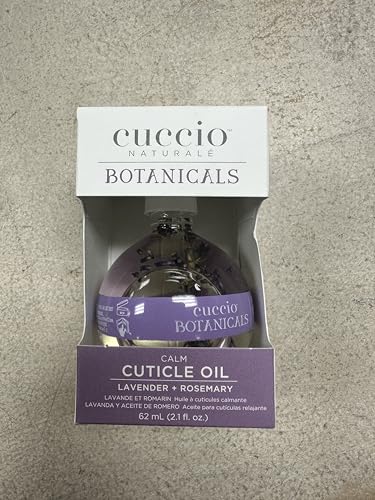 Cuccio Botanicals Lavender & Rosemary Cuticle Oil - 2.5 Fl Oz Nourishing Nail Care Oil