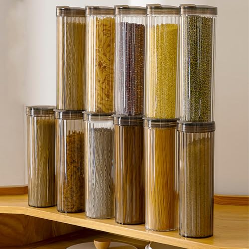 Airtight Clear Plastic Pasta Storage Container with Lid