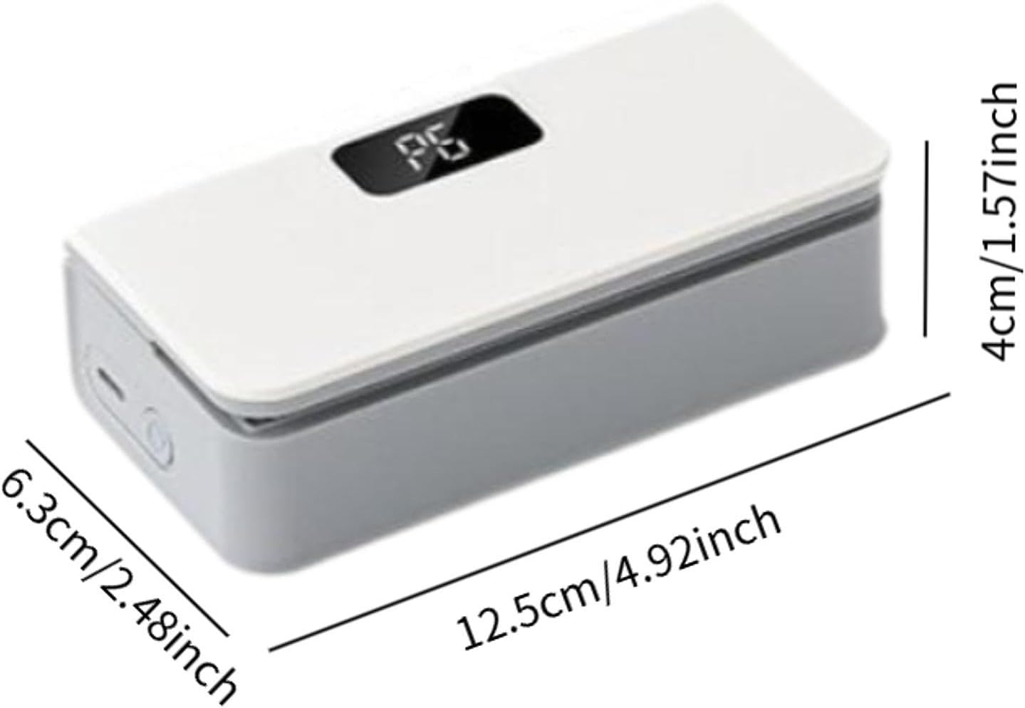 Mini Bag Sealer - Digital Display Resealing Machine for Food Storage | White