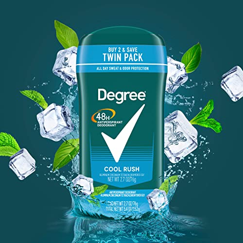 Degree Men Antiperspirant Deodorant Twin Pack - 48-Hour Sweat Protection