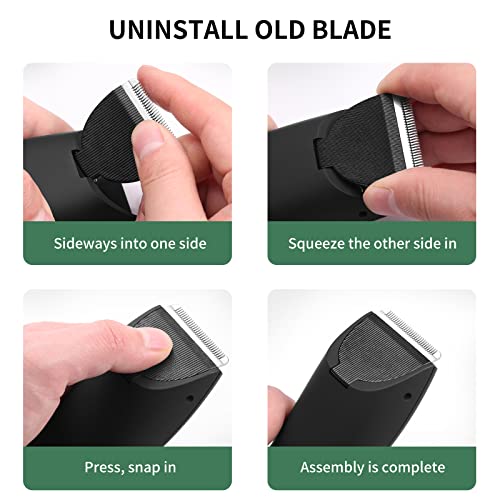 2-Pack Ceramic Replacement Blades for Manspot Body Trimmer - Wusuker