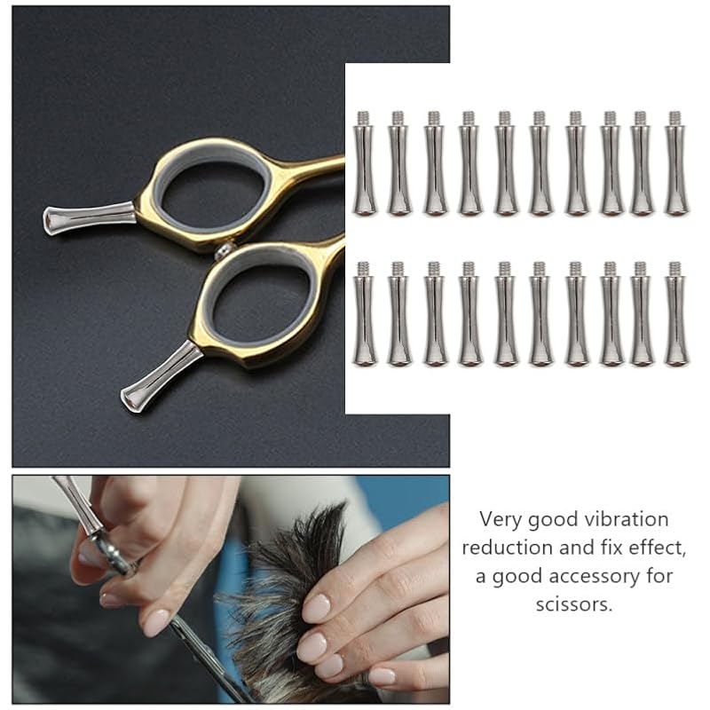 20-Pack Stainless Steel Hairdressing Scissor Finger Rests
