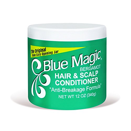 Blue Magic Bergamot Hair & Scalp Treatment, 12 oz Jar (354ml) - 2 Pack