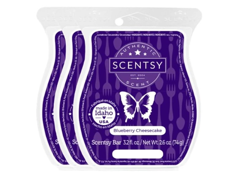 Blueberry Cheesecake Scented Wax Bars, 3.2 Oz Each Pack of 3