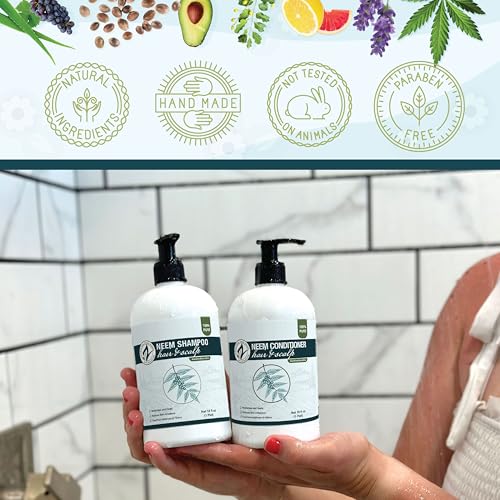 Zatural Neem Hair Conditioner - Deep Moisturizing Botanical Formula, Supports Shine & Manageability (8 Fl Oz)