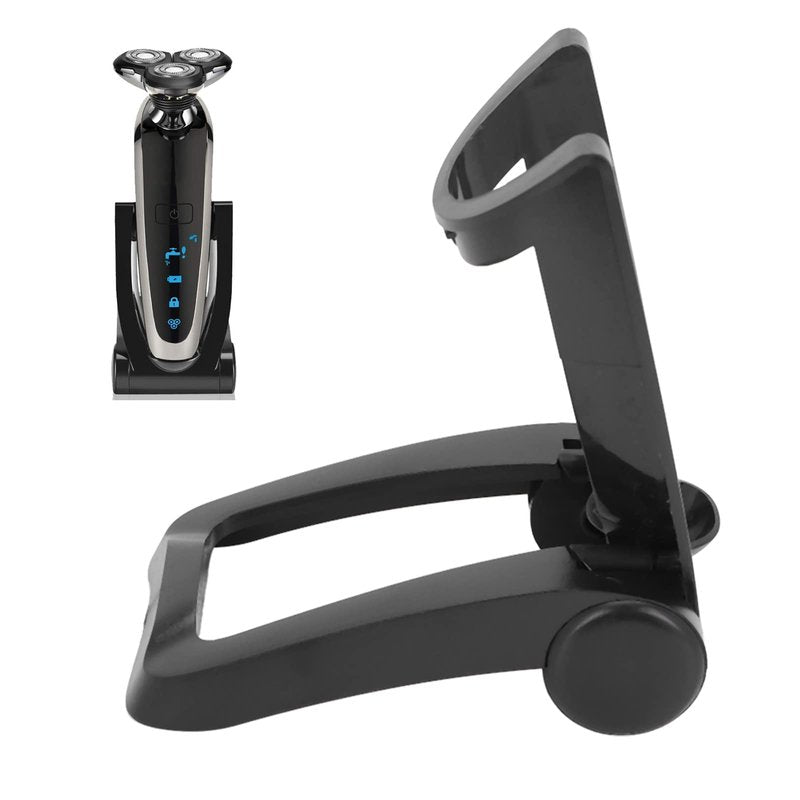 Agatige Electric Razors Holder, Foldable Electric Shaver Stand Base, Prevent Fall Electric Shaver Stand Storage Rack Bracket Home Bathroom Accessories