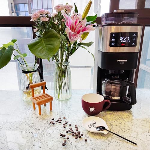 Ceramic Coffee Spoon Rest with Stainless Steel Spoon - Multi-Use Holder