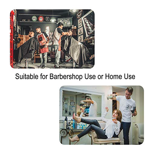 Pelocapa Buff Barber Cape for Men - Waterproof Hair Cutting Cape with Snaps