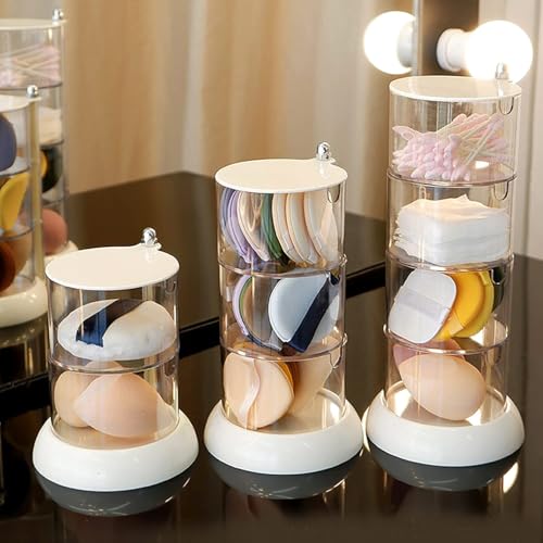 JessLab 4-Layer Rotating Hair Accessories Organizer - Hair Tie & Jewelry Caddy