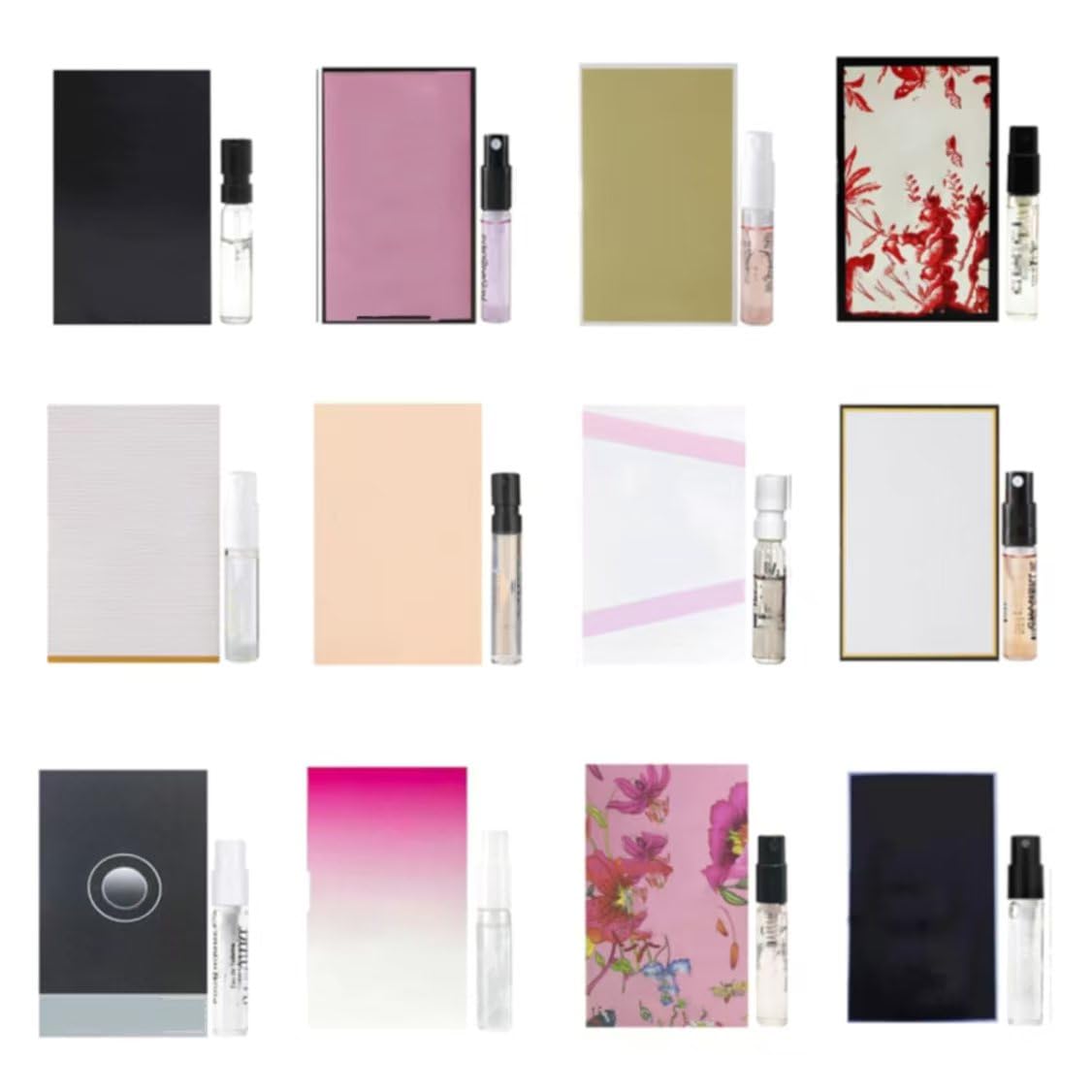 Designer Women's Perfume Sampler Set - Travel Size Discovery Collection | 12 High-End Fragrance Samples