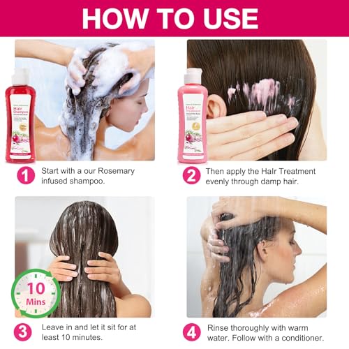 Onion Biotin & Rosemary Shampoo Set for Thinning Hair