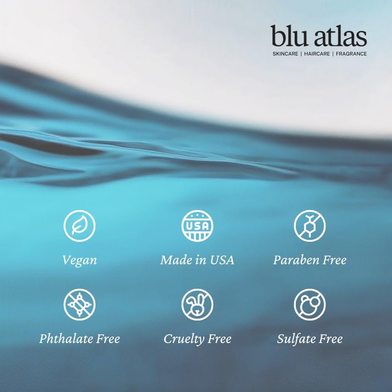 Blu Atlas Bountiful Eau De Parfum for Men- Long-lasting Woody and Floral Cologne With Violet, Oakmoss & Sandalwood, Clean Ingredients- 100 ml Sophisticated Fragrance for Everyday Wear
