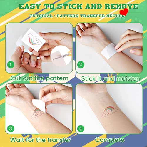 45 Pcs Soccer Temporary Tattoos for Kids & Adults - Waterproof