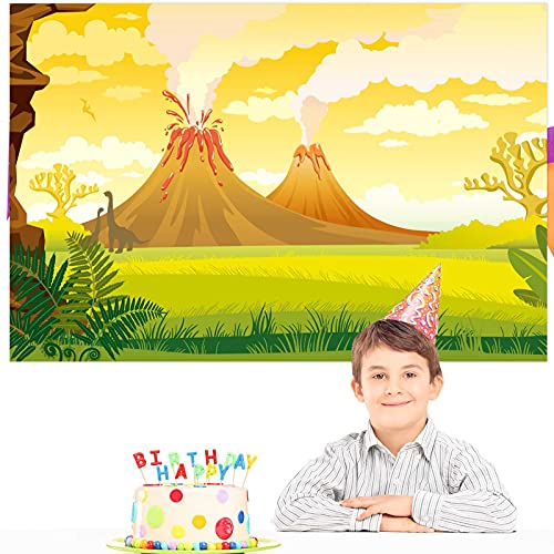 Dinosaur Birthday Party Banner - Tanystropheus T-Rex Photo Backdrop