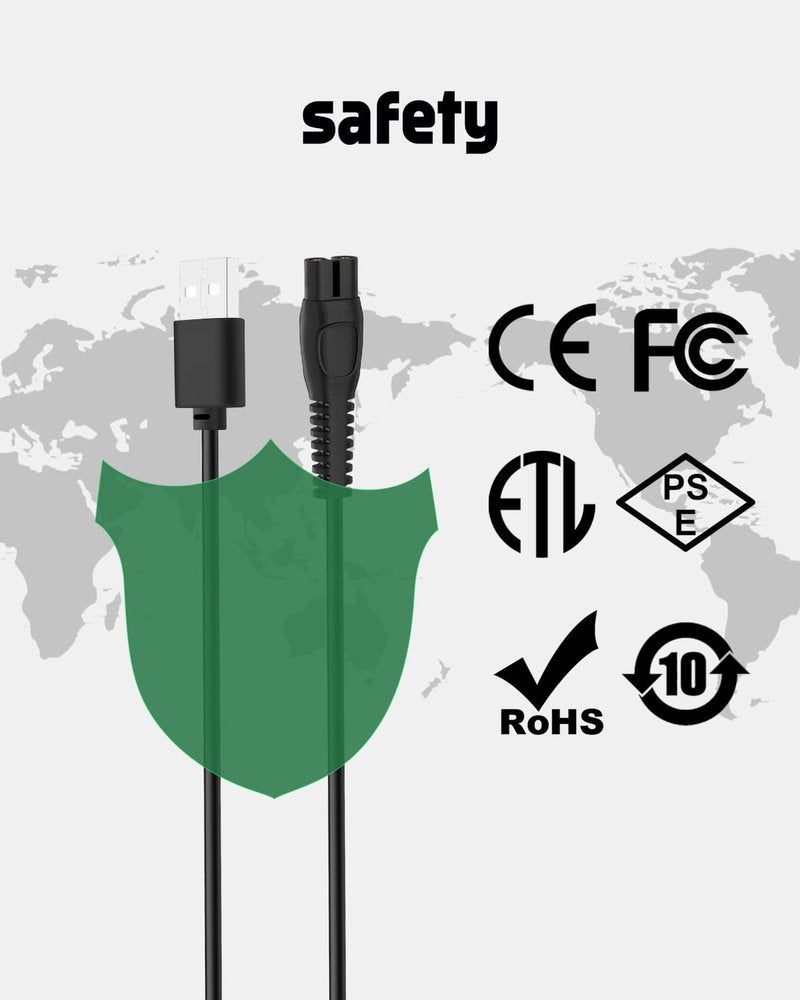 uijino MG5910 Charger, MG5910/49 Charger Compatible with Phillips Norelco Multigroom Series 5000 Beard Trimmer for Men