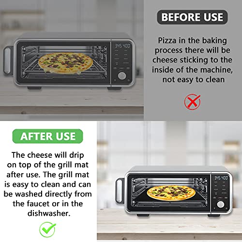Reusable Non-Stick Air Fryer Liners for Ninja Foodi 12x12 inch