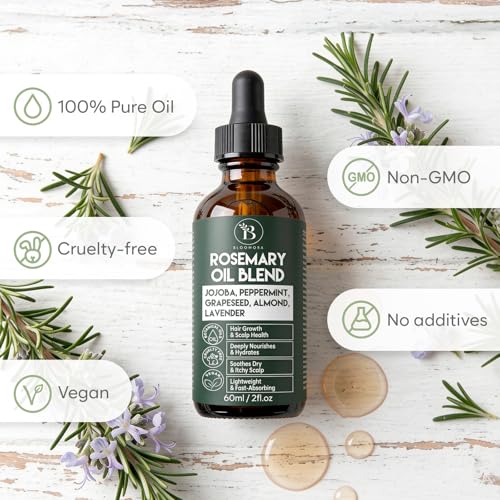 Rosemary Oil Blend for Hair Growth & Scalp Care - 60ml