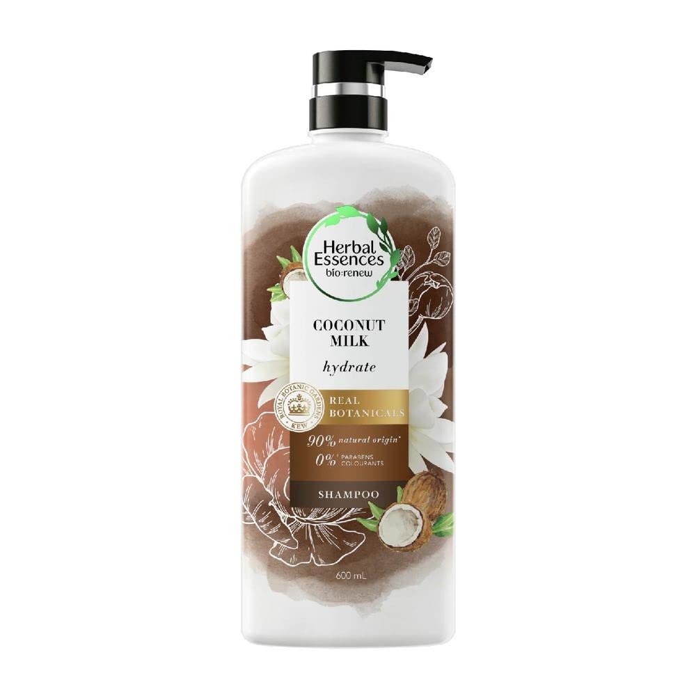 Herbal Essences Coconut Milk Shampoo - Hydrating Bio:Renew Formula | 20.2 Fl Oz