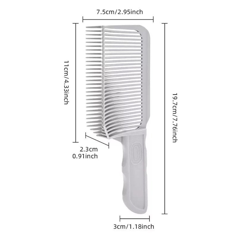 Stcyutdaa 2PCS Men's Fade Comb Set -Fade Comb & Texture Combs Professional Barber Comb for Men Perfect Barber Tool for Fading and Precision Haircuts at Home or Salon