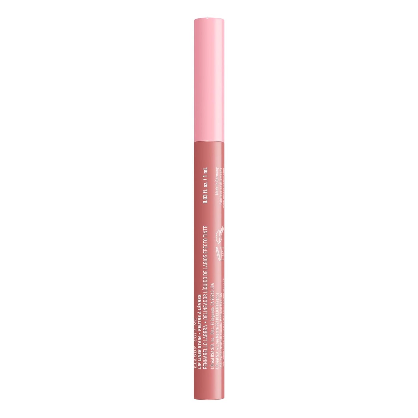 NYX Lip Lingerie Liner - All-Day Waterproof Lip Stain for Seamless Finish | Cuff Me Color