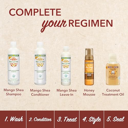 Creme of Nature Mango & Shea Butter Conditioner 12 Fl Oz - Ultra Moisturizing for Dry Hair